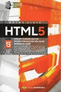 HTML 5 DASAR-DASAR UNTUK PENGEMBANGAN APLIKASI BERBASIS WEB