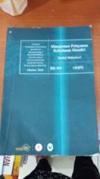 Image of Panduan Pengajar : Manajemen Pelayanan Kebidanan Mandiri