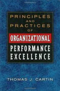 Principles and Practices Organizational Performance Excellence